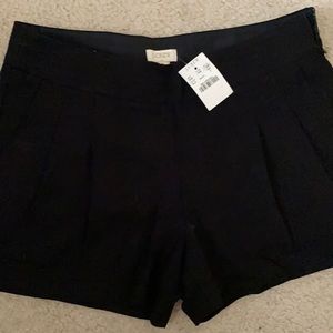 Black cotton shorts ~ jcrew